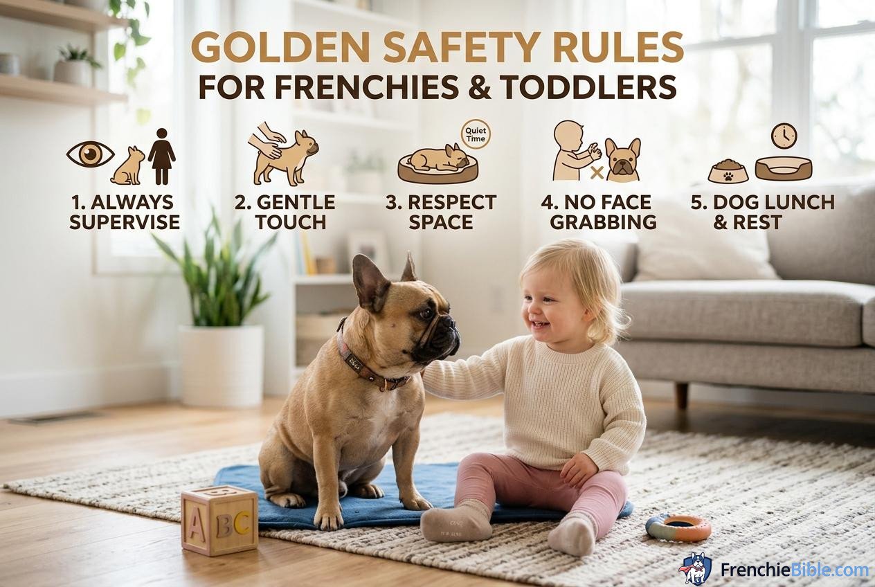 Golden Safety Rules for Frenchies and Toddlers