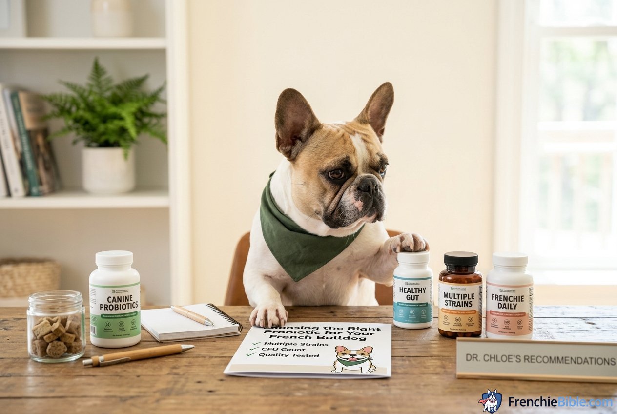Choosing the Right Probiotic for Your French Bulldog