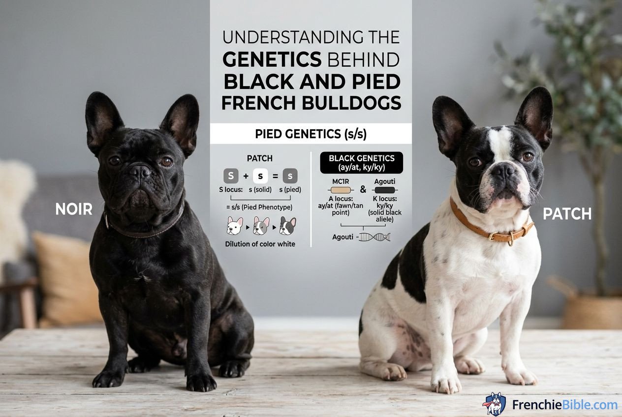 Understanding the Genetics Behind Black and Pied French Bulldogs
