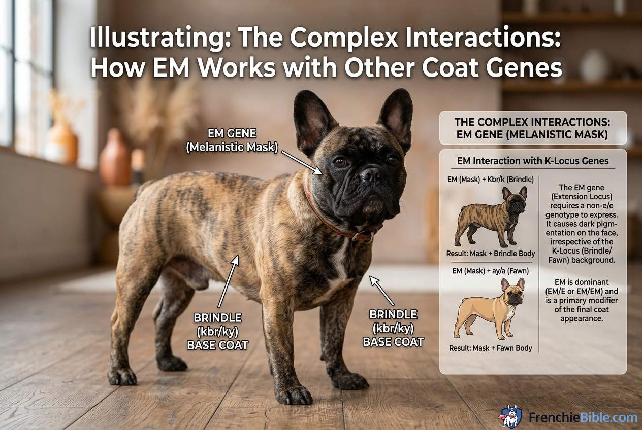 The Complex Interactions: How EM Works with Other Coat Genes
