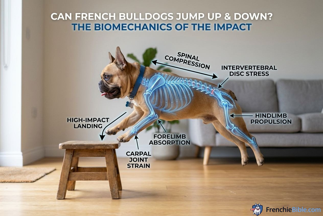 Can French Bulldogs Jump Up and Down? The Biomechanics of the Impact