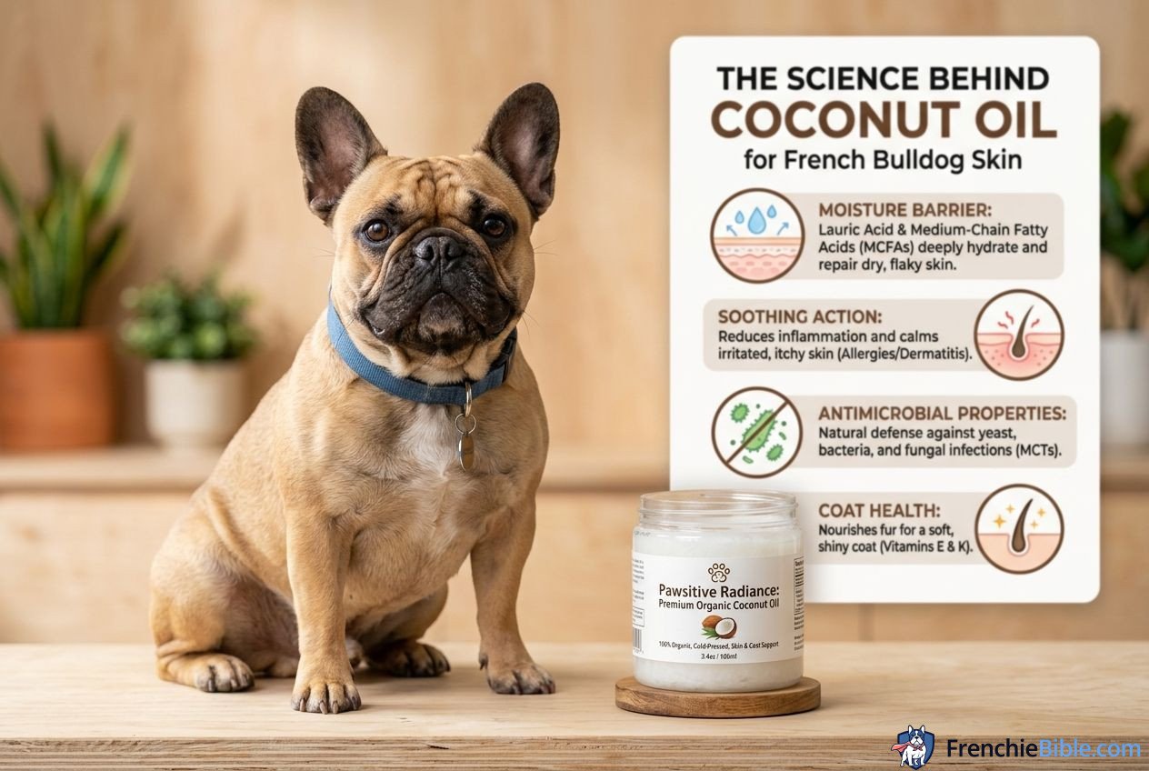 The Science Behind Coconut Oil for French Bulldog Skin