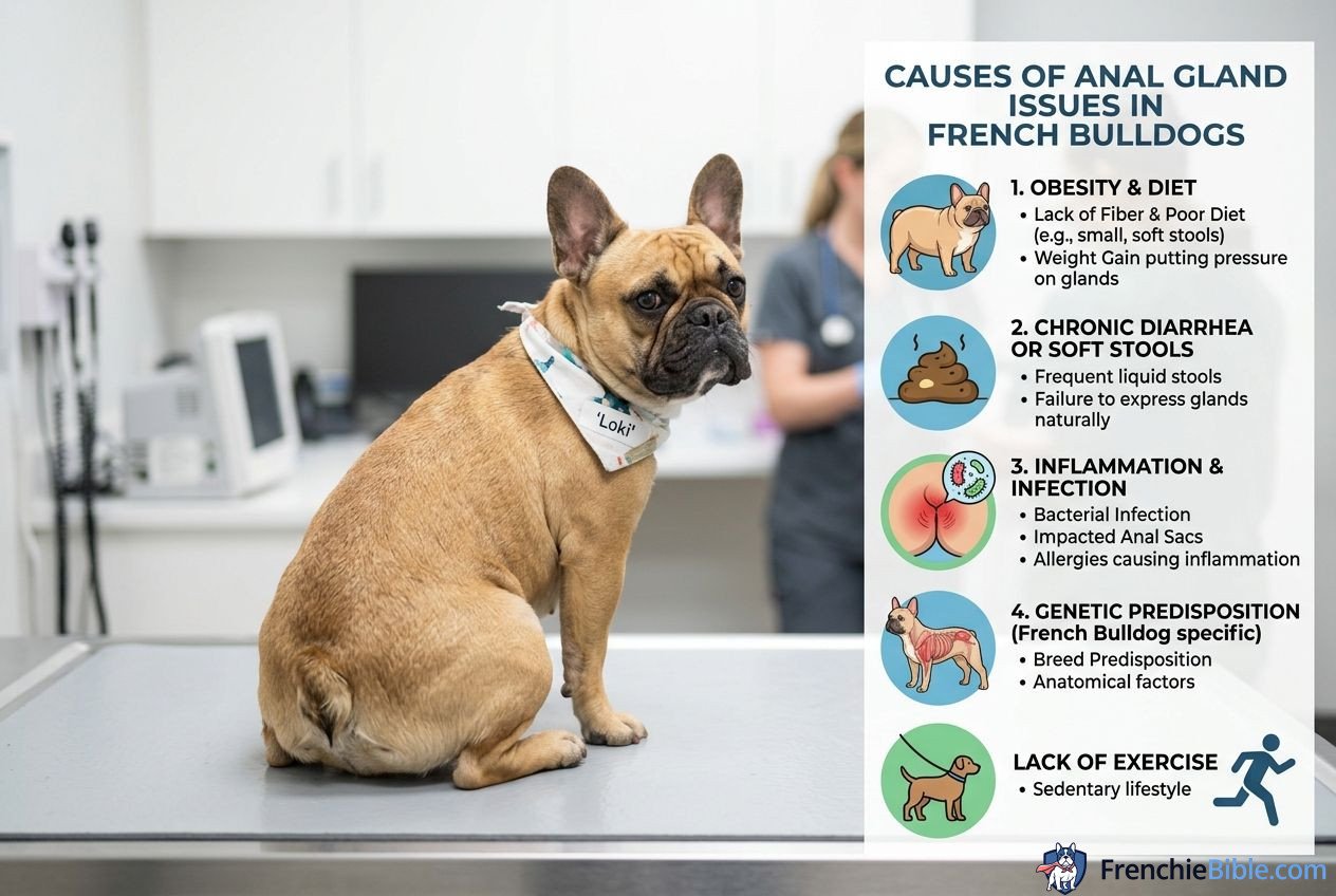 Causes of Anal Gland Issues in French Bulldogs