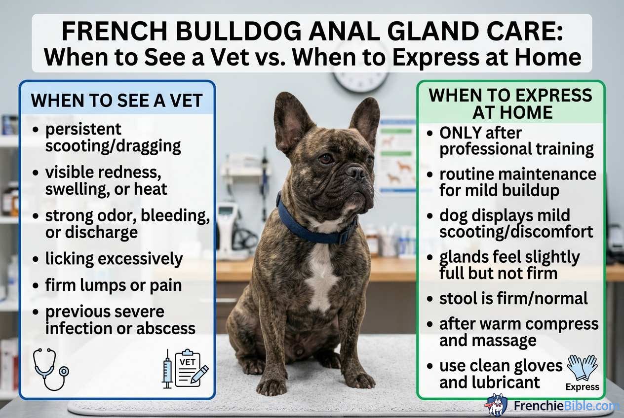 When to See a Vet vs. When to Express at Home