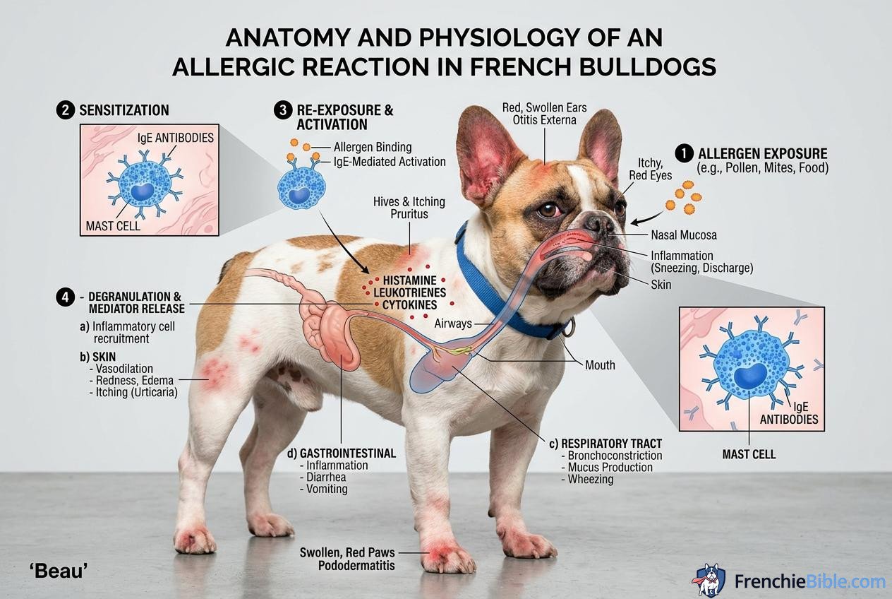 1. The Anatomy and Physiology of an Allergic Reaction in French Bulldogs