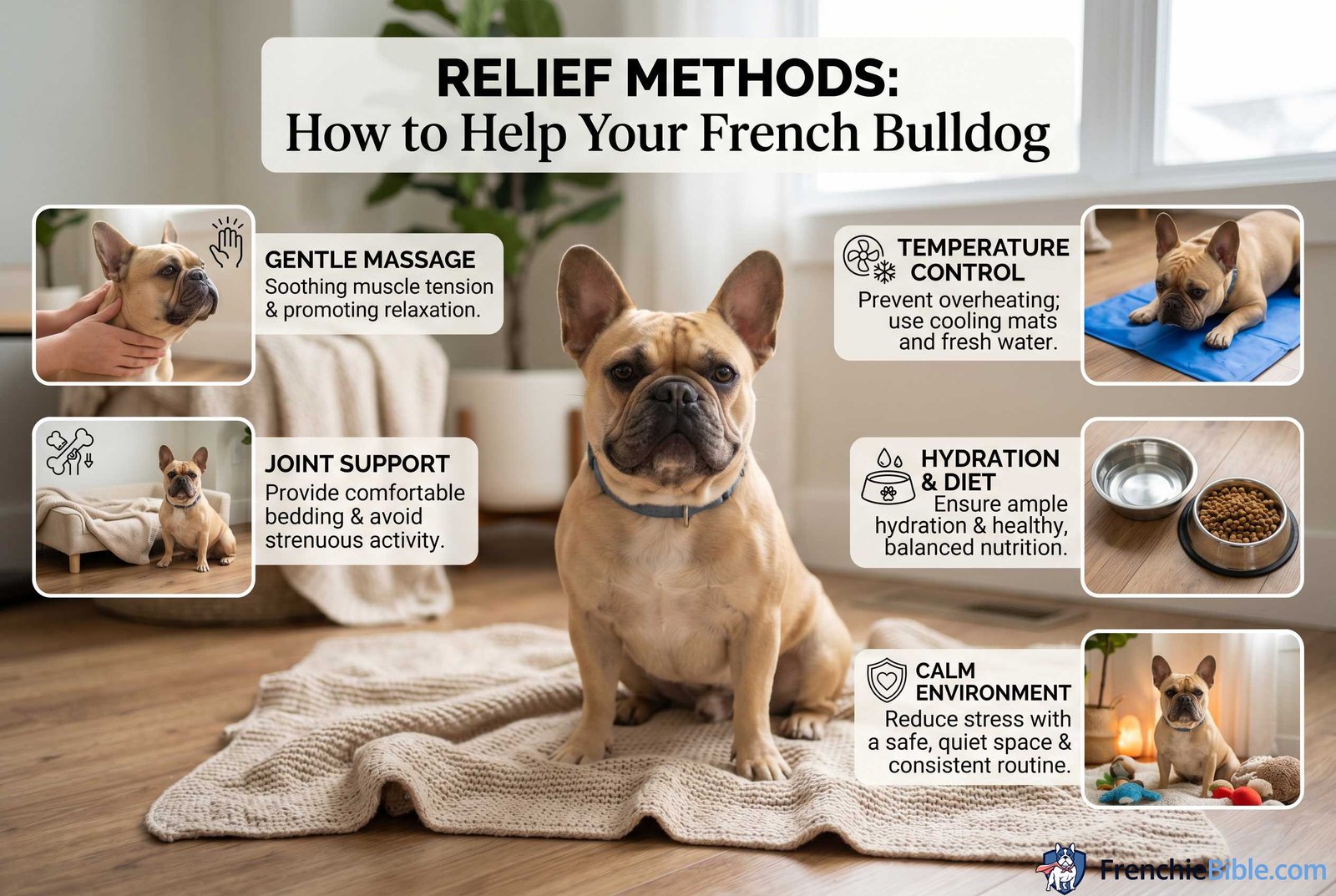 Relief Methods: How to Help Your French Bulldog