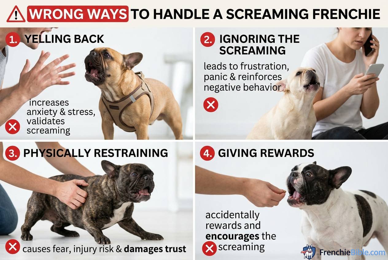 The Wrong Ways to Handle a Screaming Frenchie