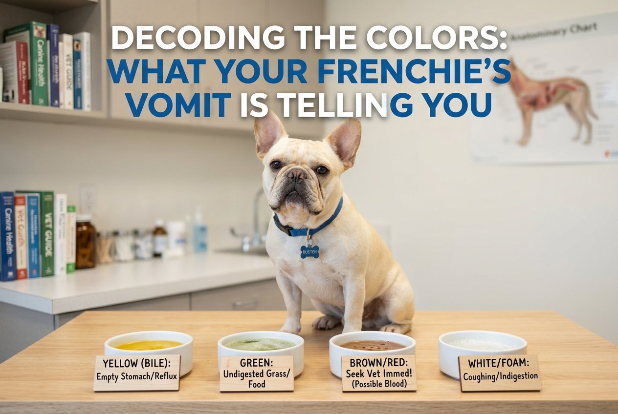1. Decoding the Colors: What Your Frenchie’s Vomit is Telling You