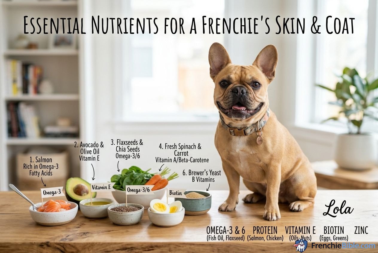 Essential Nutrients for a Frenchie's Skin and Coat