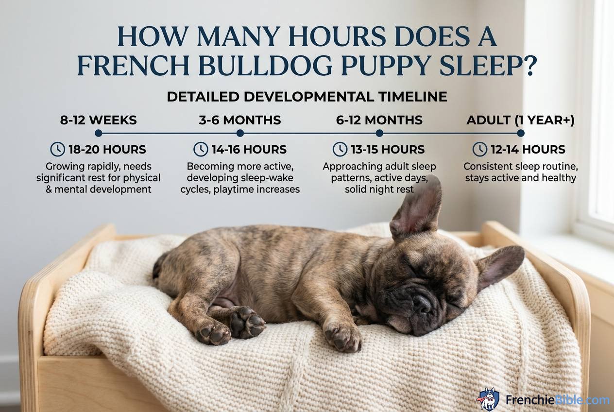 How Many Hours Does a French Bulldog Puppy Sleep? A Detailed Developmental Timeline