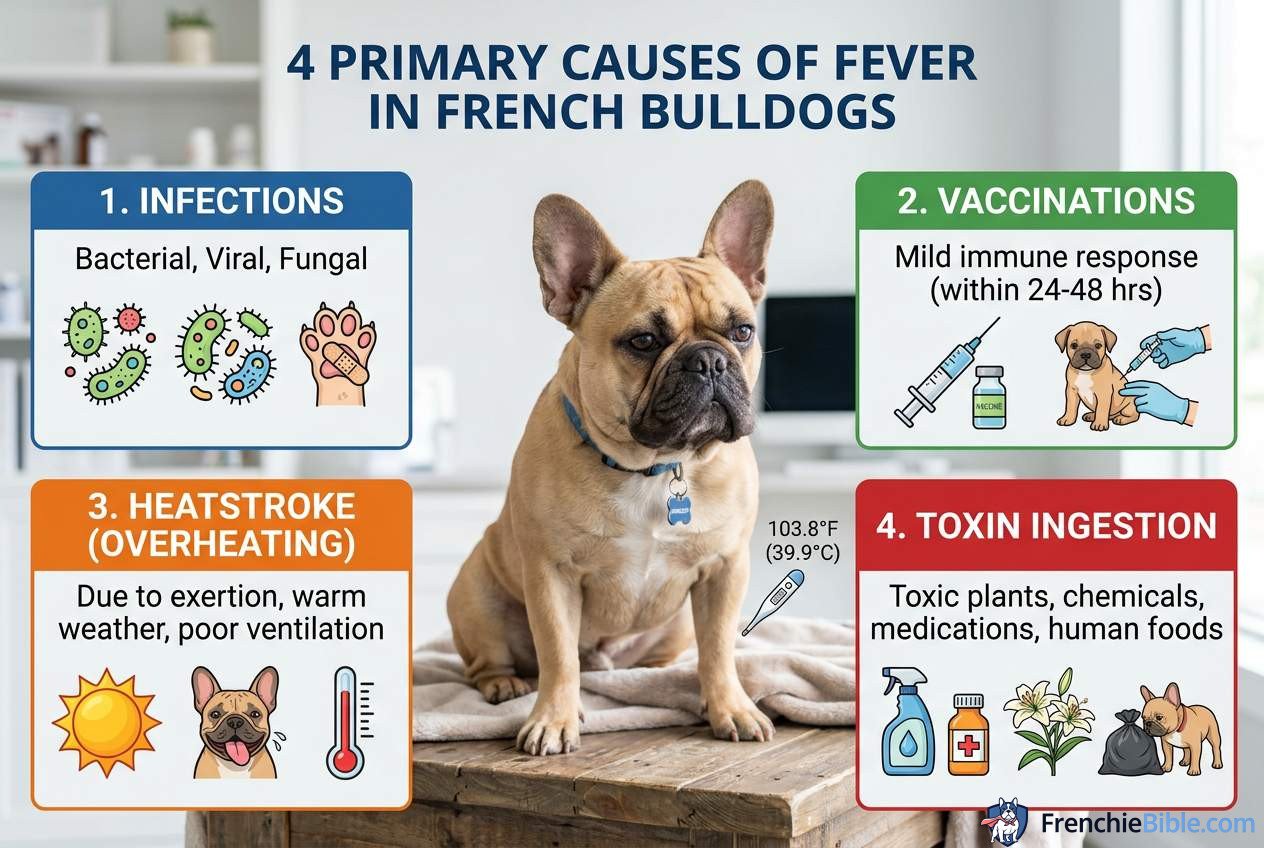 4. Primary Causes of Fever in French Bulldogs