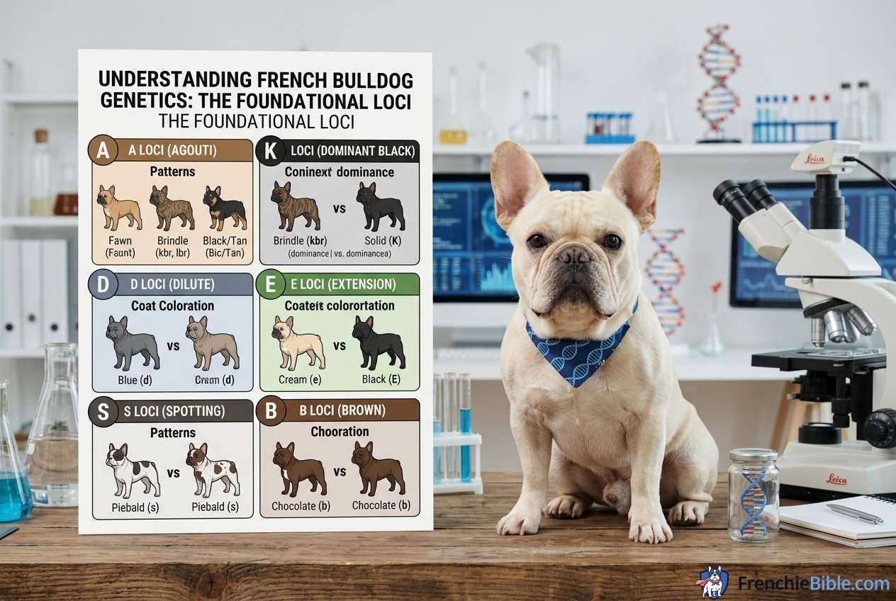 Understanding French Bulldog Genetics: The Foundational Loci