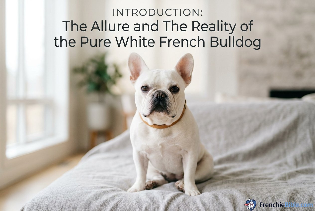 1. Introduction: The Allure and The Reality of the Pure White French Bulldog