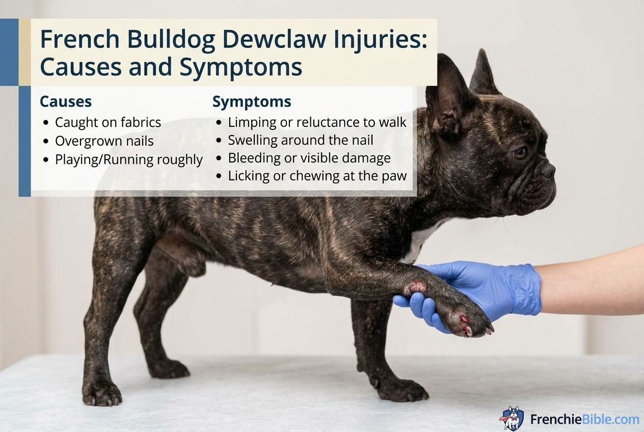 French Bulldog Dewclaw Injuries: Causes and Symptoms