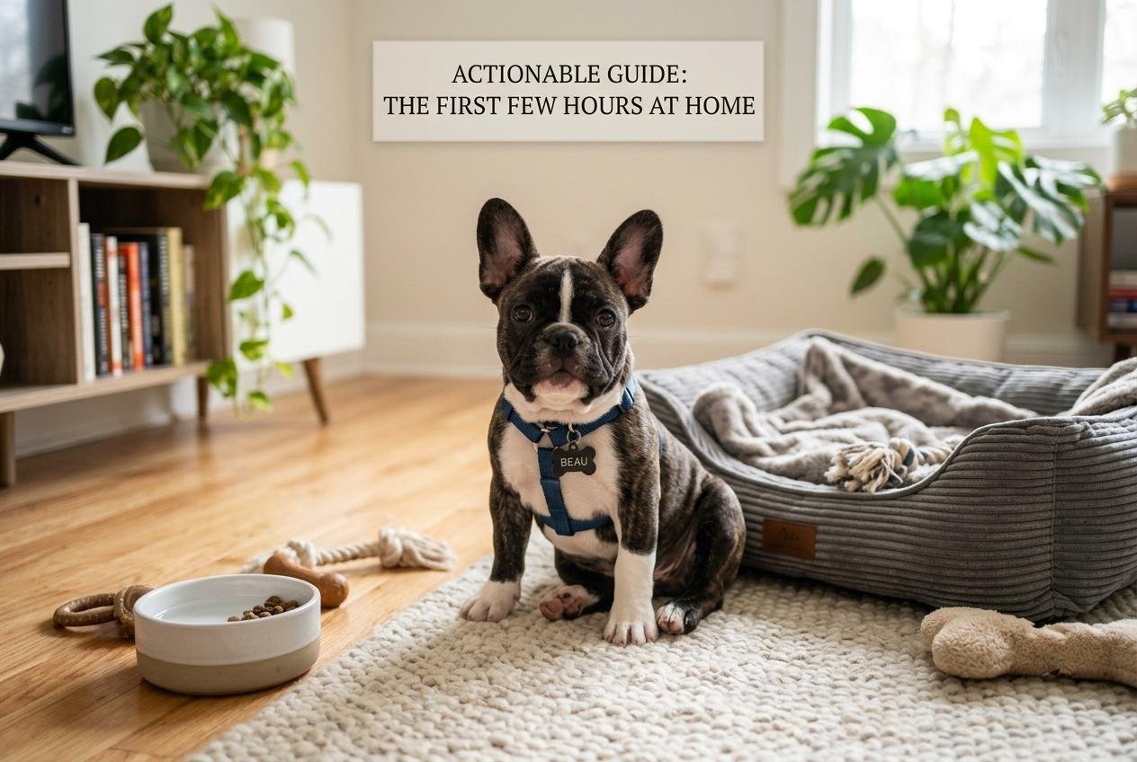 Actionable Guide: The First Few Hours at Home