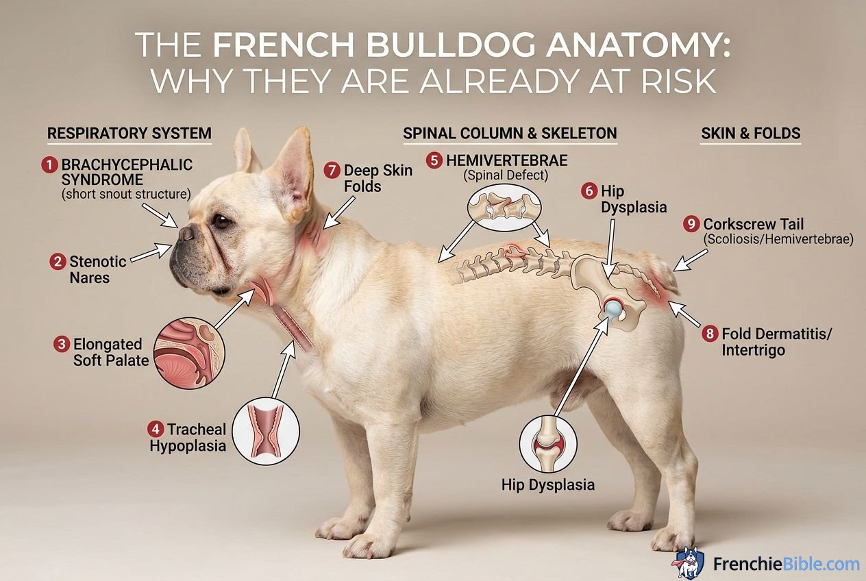 The French Bulldog Anatomy: Why They Are Already at Risk