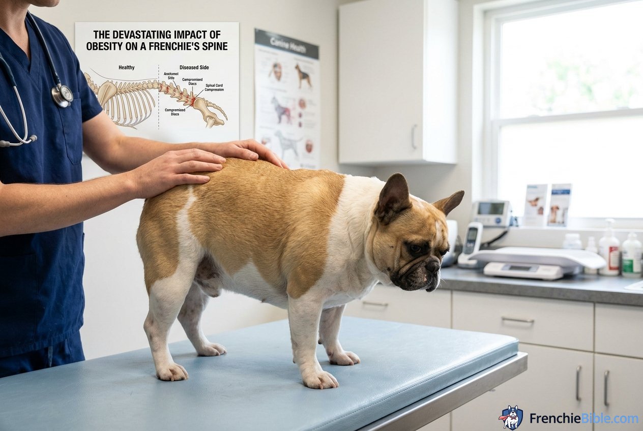 The Devastating Impact of Obesity on a Frenchie's Spine