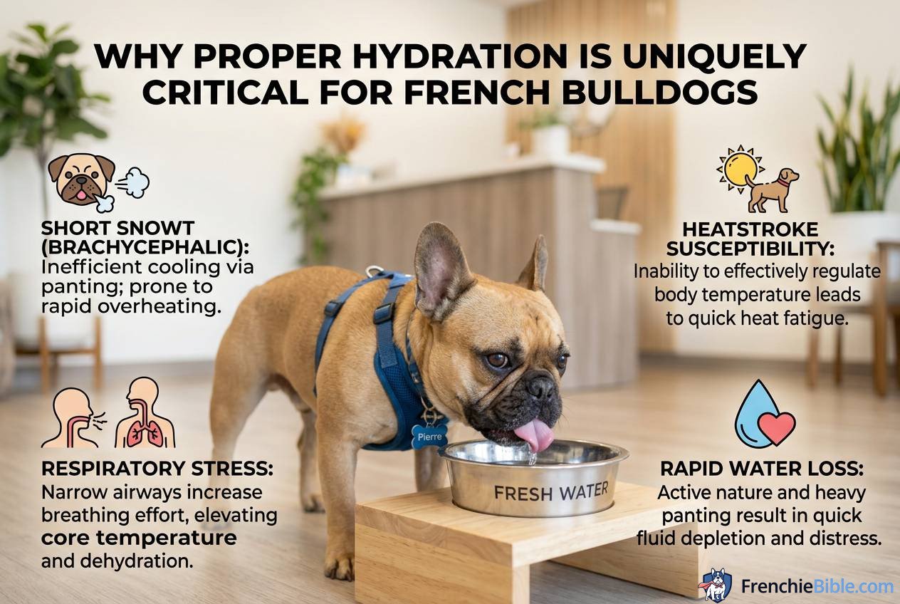 Why Proper Hydration is Uniquely Critical for French Bulldogs