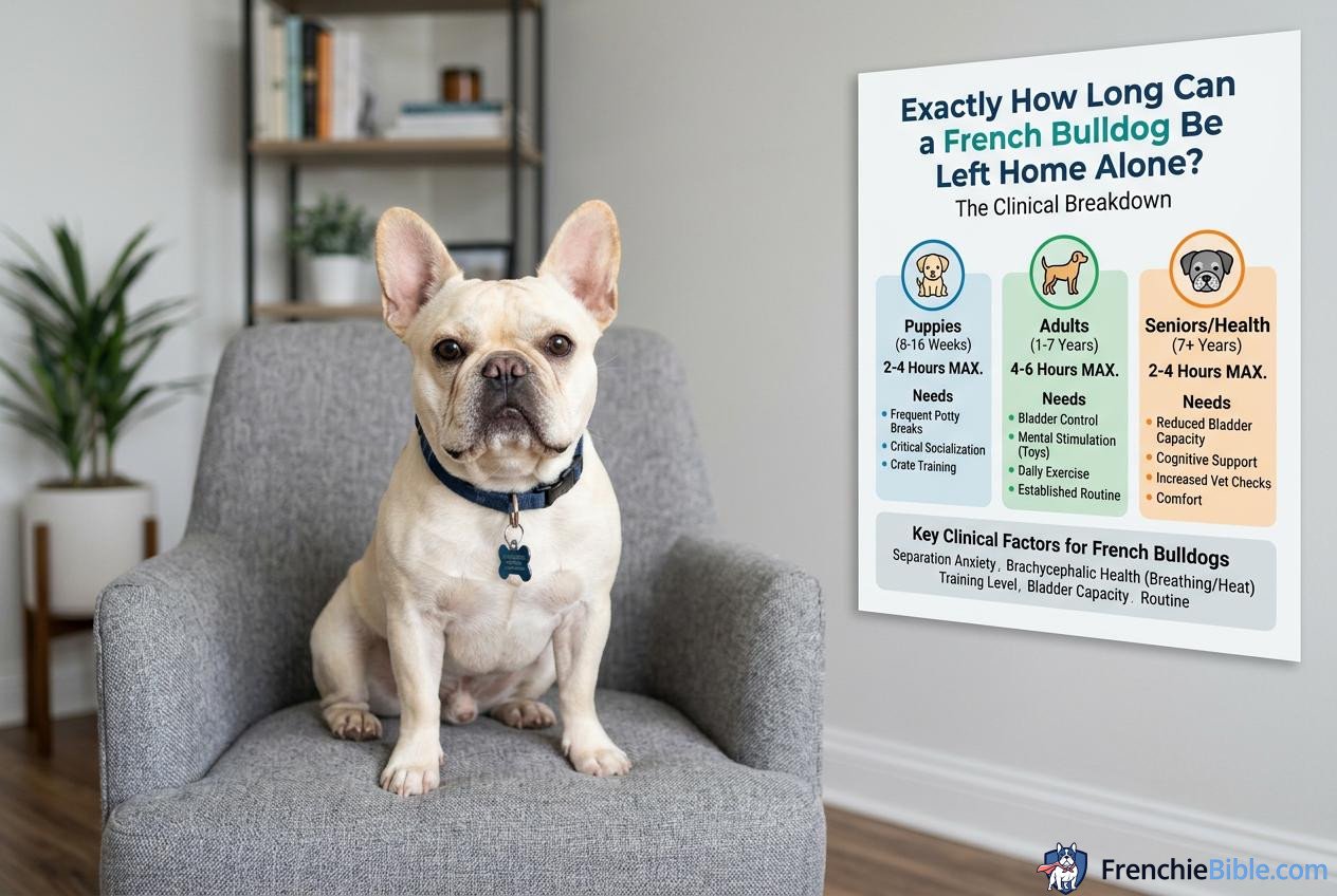 Exactly How Long Can a French Bulldog Be Left Home Alone? The Clinical Breakdown