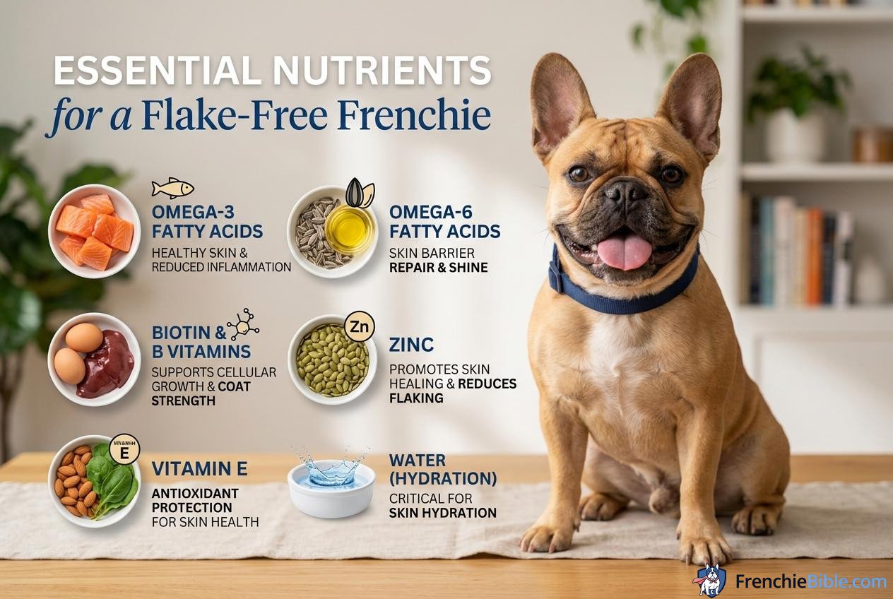 Essential Nutrients for a Flake-Free Frenchie