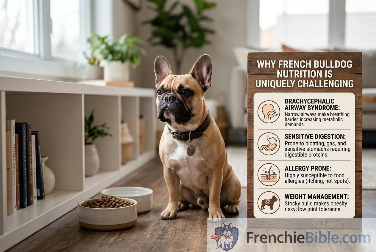 Why French Bulldog Nutrition is Uniquely Challenging
