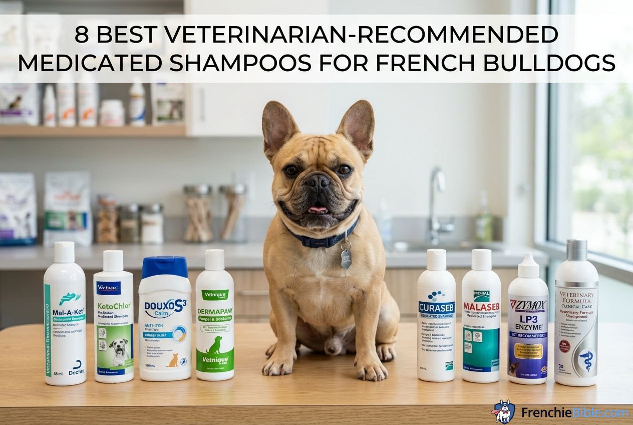 8 Best Veterinarian-Recommended Medicated Shampoos for French Bulldogs