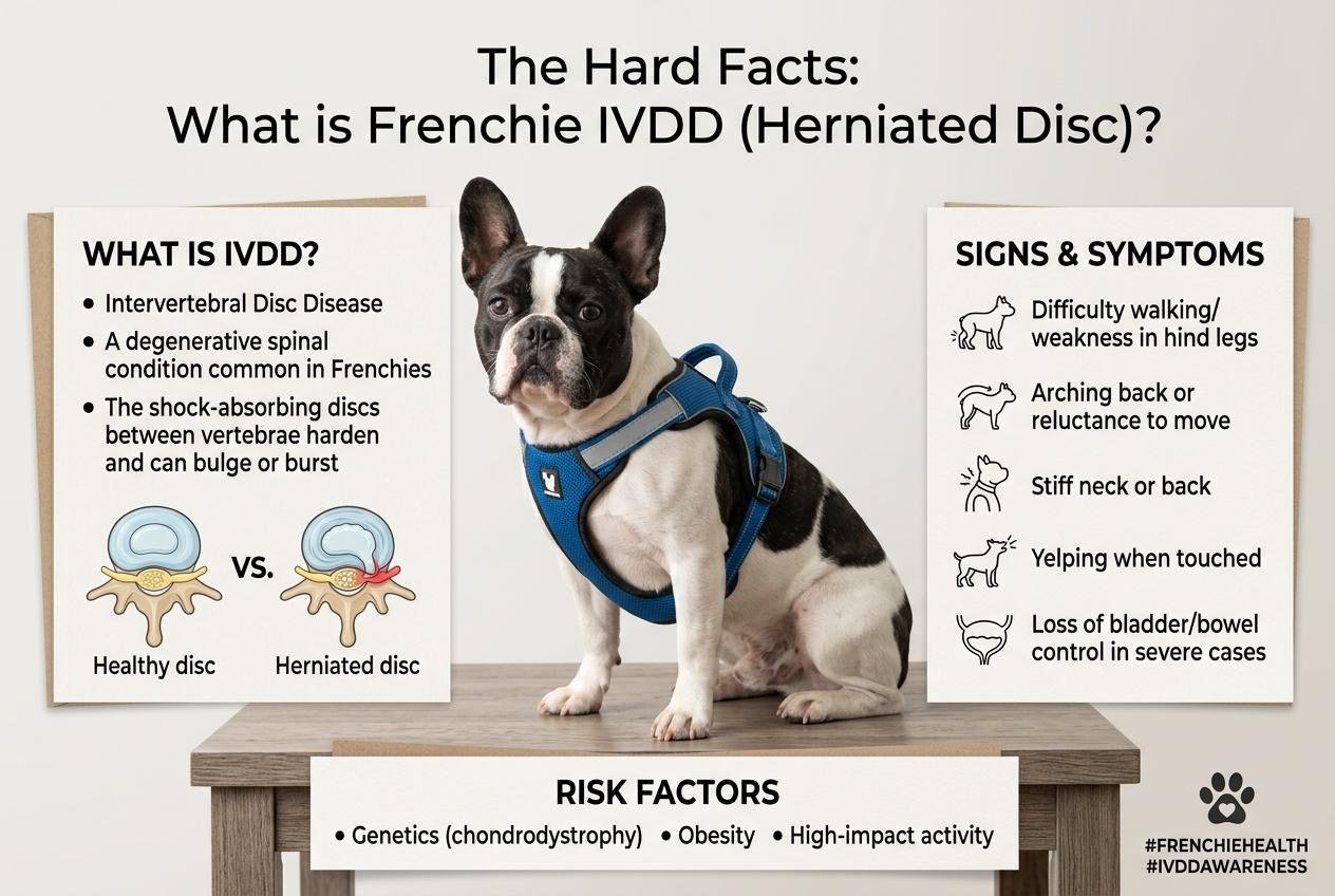 The Hard Facts: What is Frenchie IVDD (Herniated Disc)?
