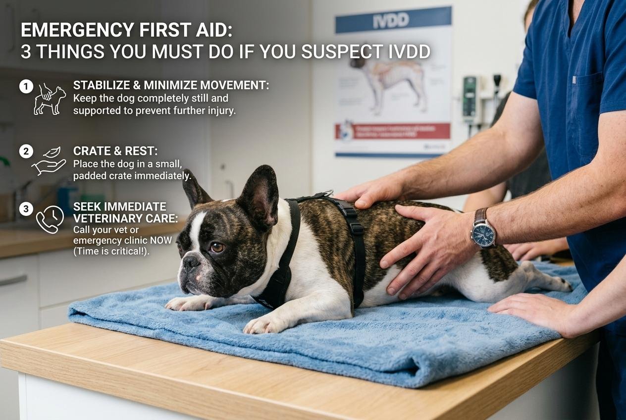 Emergency First Aid: 3 Things You MUST Do If You Suspect IVDD