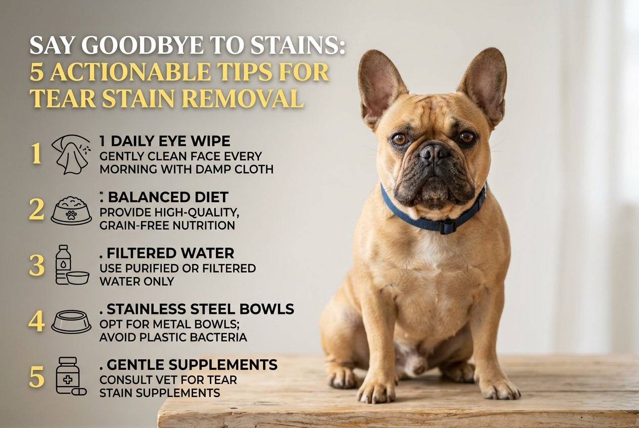 Say Goodbye to Stains: 5 Actionable Tips for Tear Stain Removal