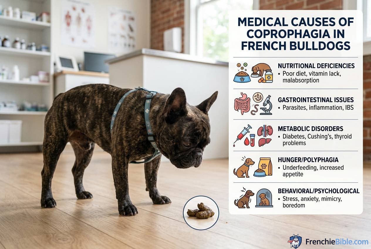 Medical Causes of Coprophagia in French Bulldogs