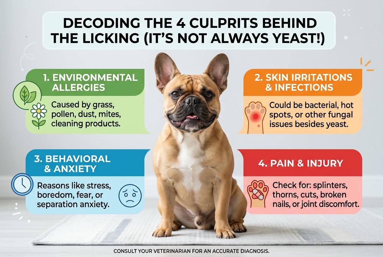 Decoding the 4 Culprits Behind the Licking (It’s Not Always Yeast!)