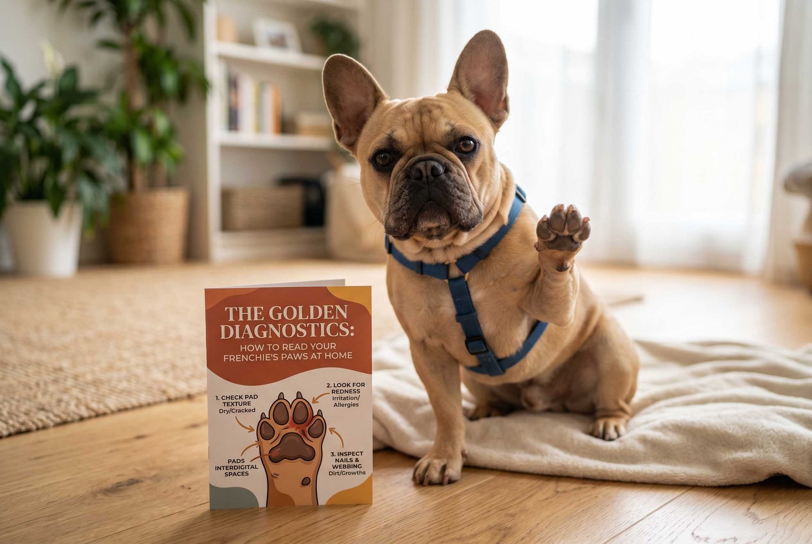 The Golden Diagnostics: How to Read Your Frenchie’s Paws at Home