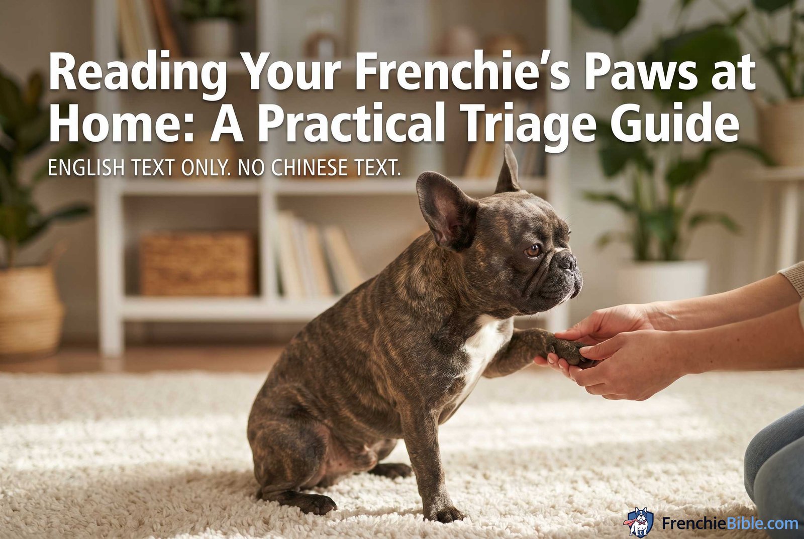 Reading Your Frenchie's Paws at Home: A Practical Triage Guide