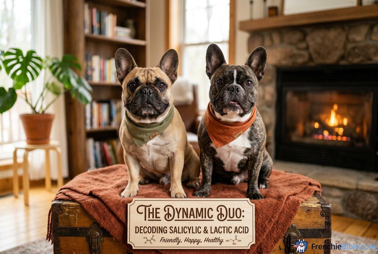 French Bulldog The Dynamic Duo: Decoding Salicylic Acid and Lactic Acid