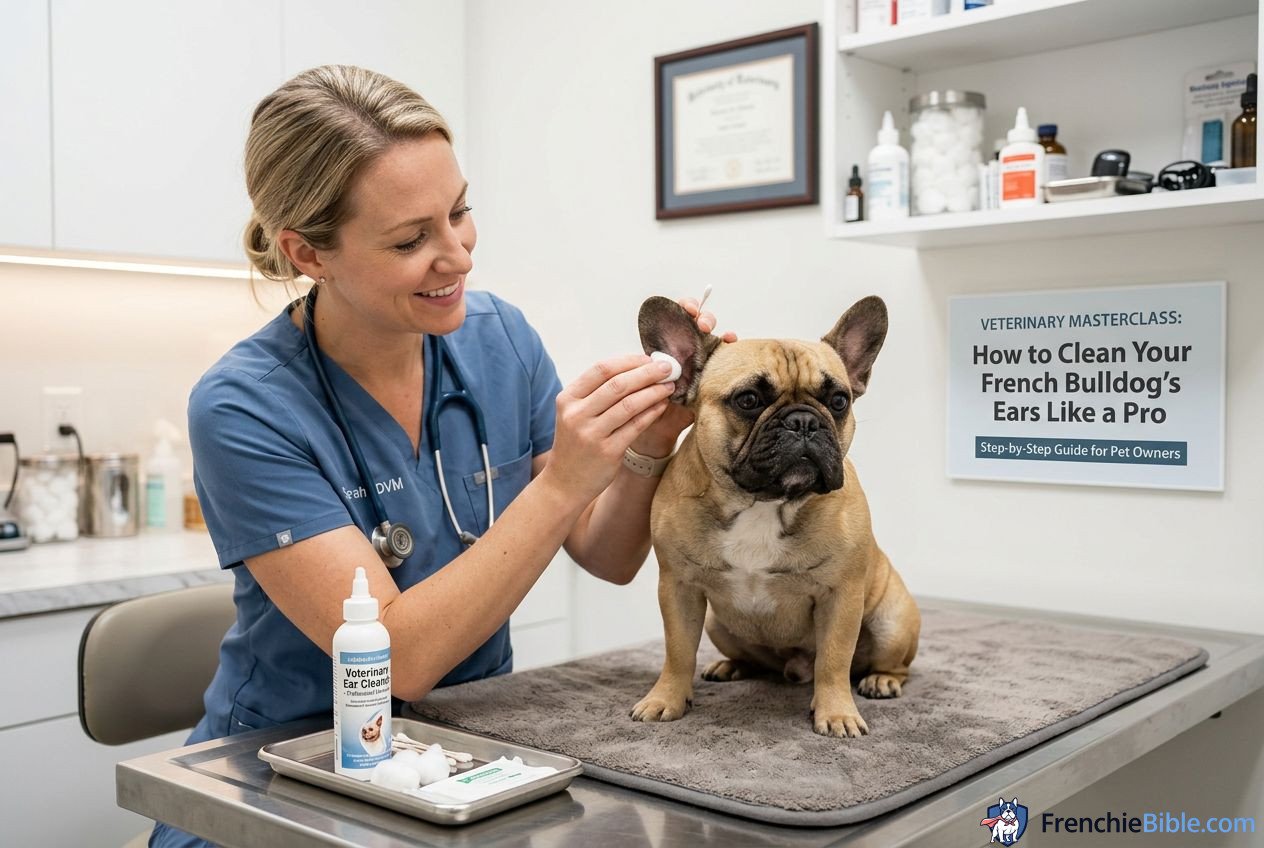 veterinary Masterclass: How to Clean Your French Bulldog's Ears Like a Pro
