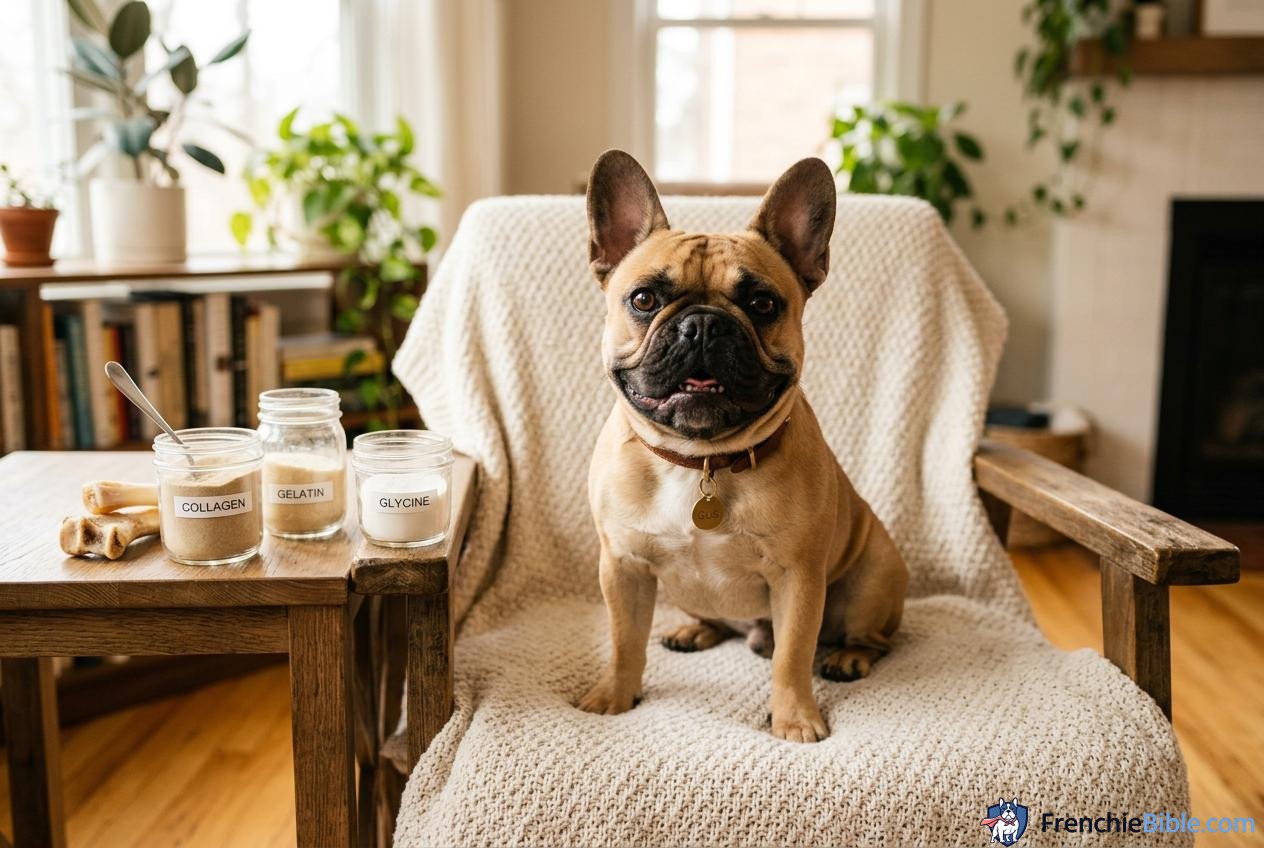 French Bulldog Collagen, Gelatin, and Glycine