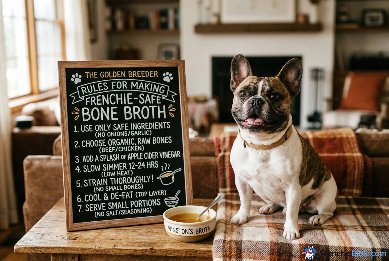 The Golden Breeder Rules for Making Frenchie-Safe Bone Broth