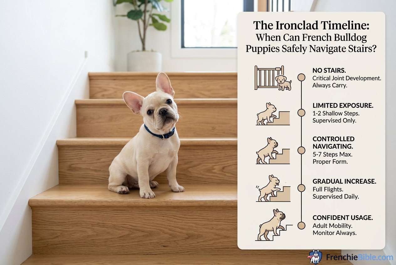 The Ironclad Timeline: When Can French Bulldog Puppies Safely Navigate Stairs?