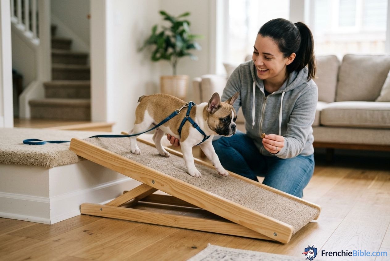 How to Train Your Frenchie to Use Ramps (And Eventually Stairs)