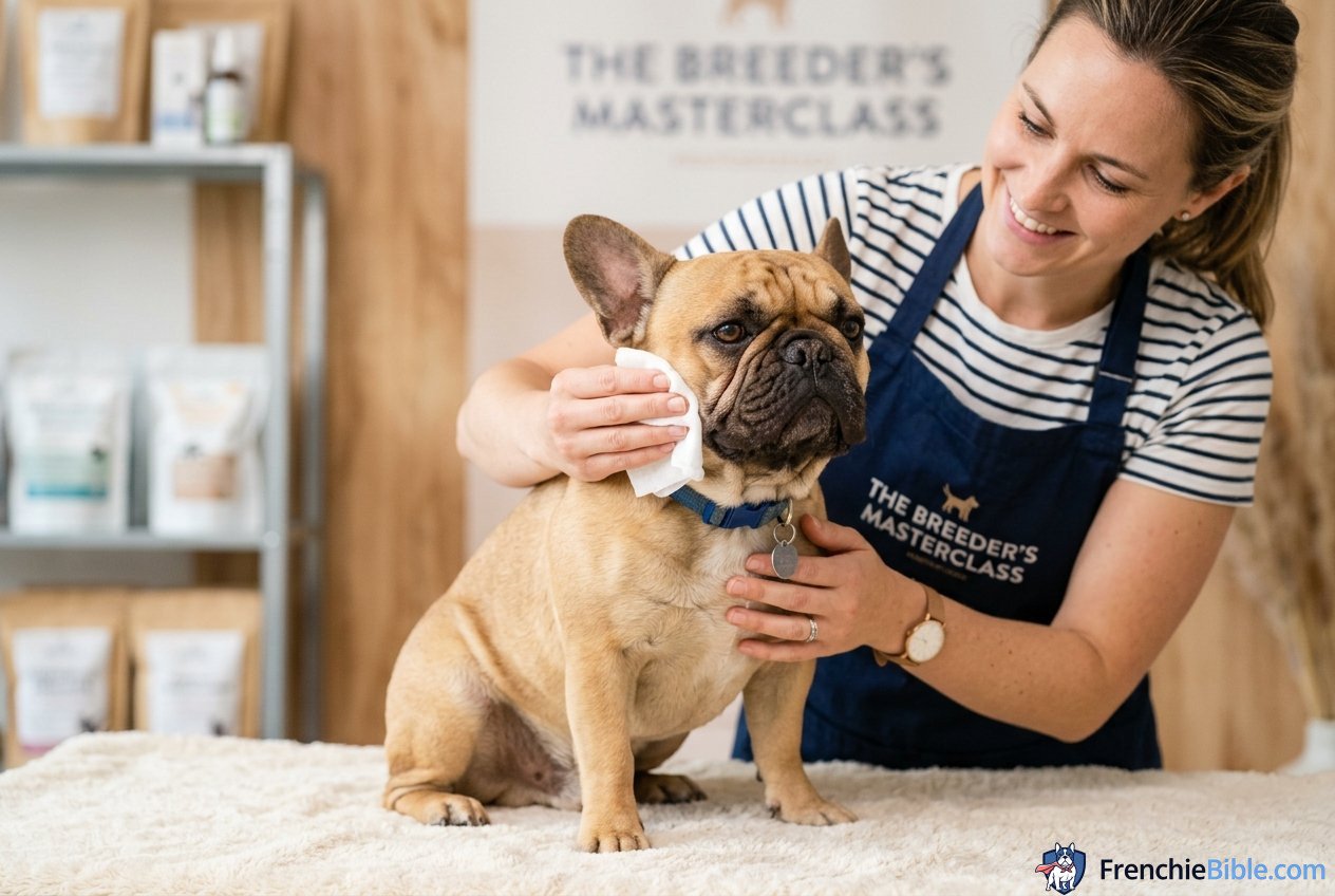 The Breeder’s Masterclass: How to Properly Clean Frenchie Wrinkles