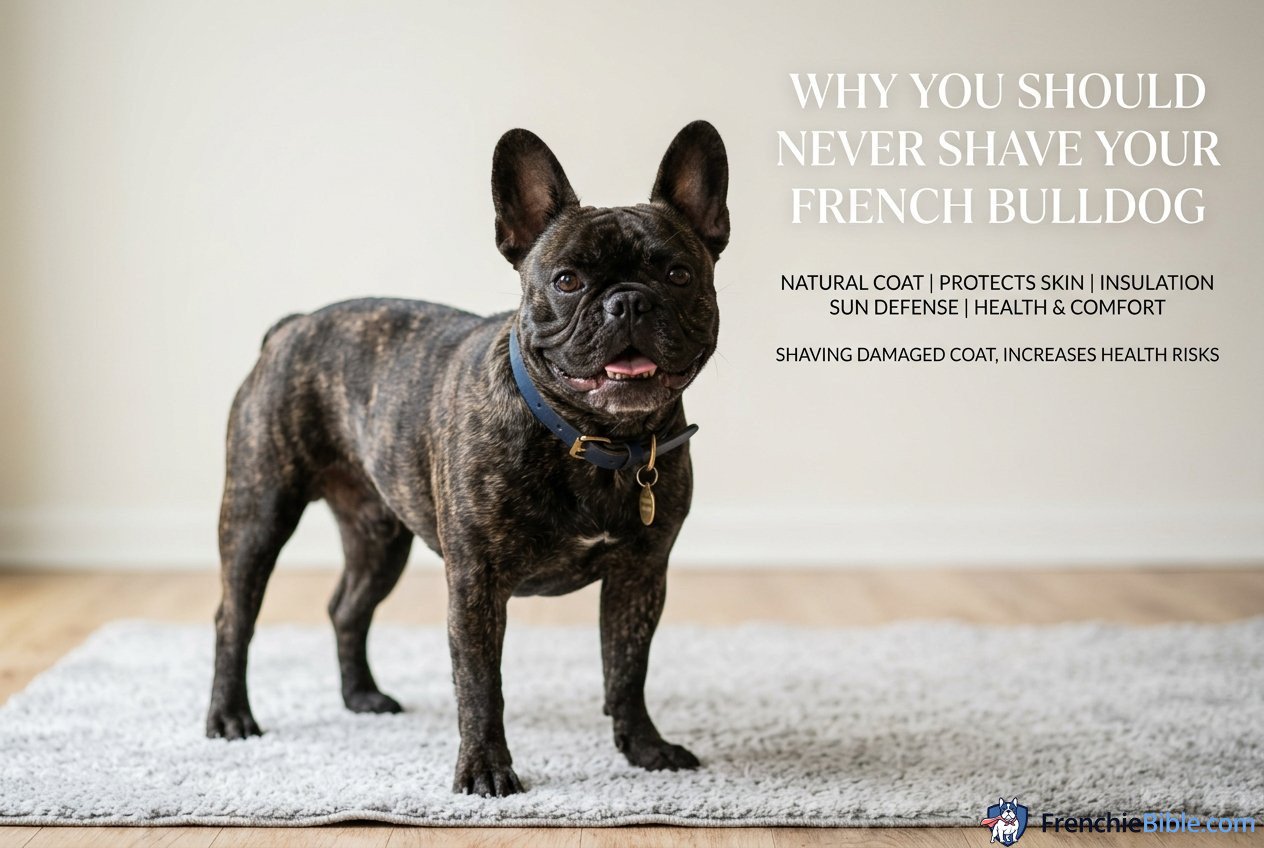 Why You Should Never Shave Your French Bulldog