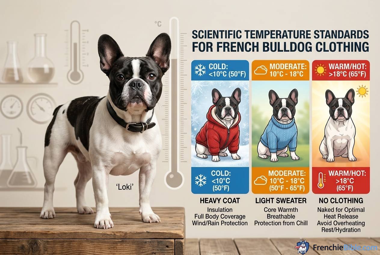 Scientific Temperature Standards for French Bulldog Clothing
