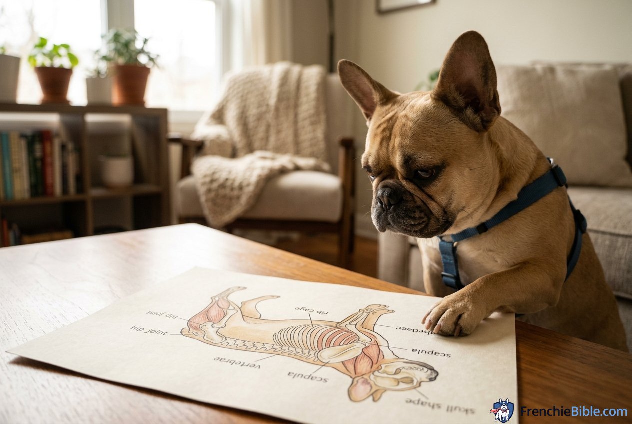 French Bulldog Meticulously Deconstructing the French Bulldog Body Structure