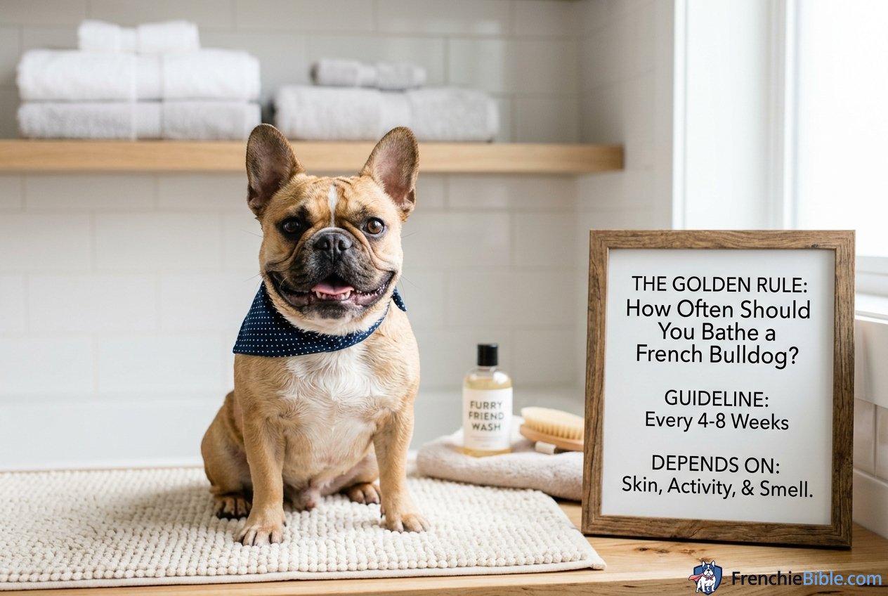 The Golden Rule: How Often Should You Bathe a French Bulldog?