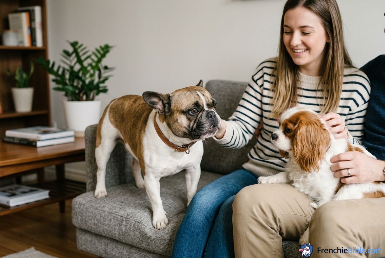 Signs Your Frenchie is Feeling Jealous