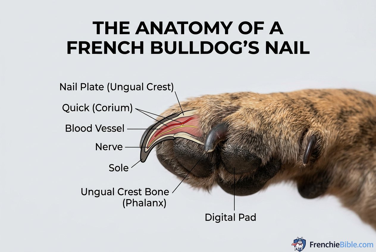 The Anatomy of a French Bulldog's Nail