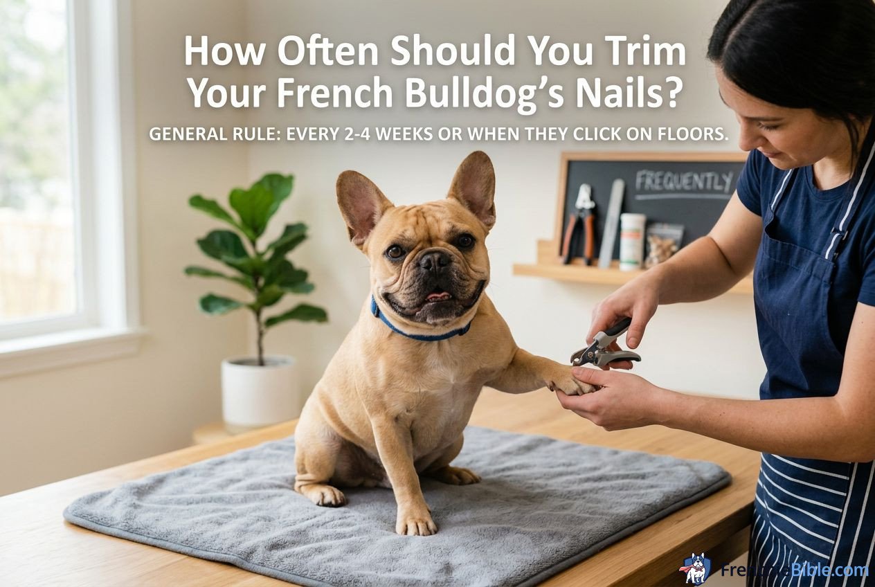 How Often Should You Trim Your French Bulldog's Nails?