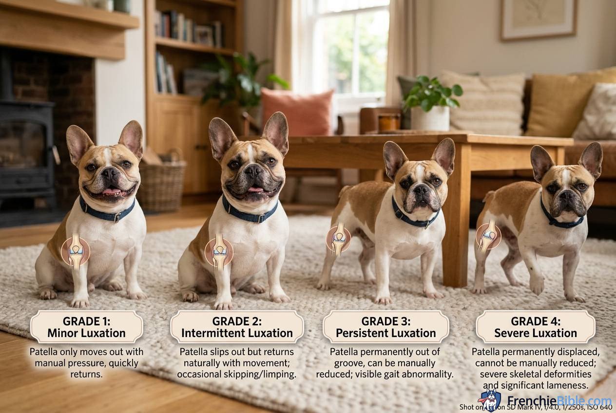 French Bulldog The 4 Grades of Patellar Luxation in French Bulldogs