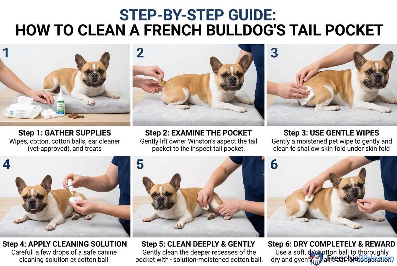Step-by-Step Guide: How to Clean a French Bulldog's Tail Pocket
