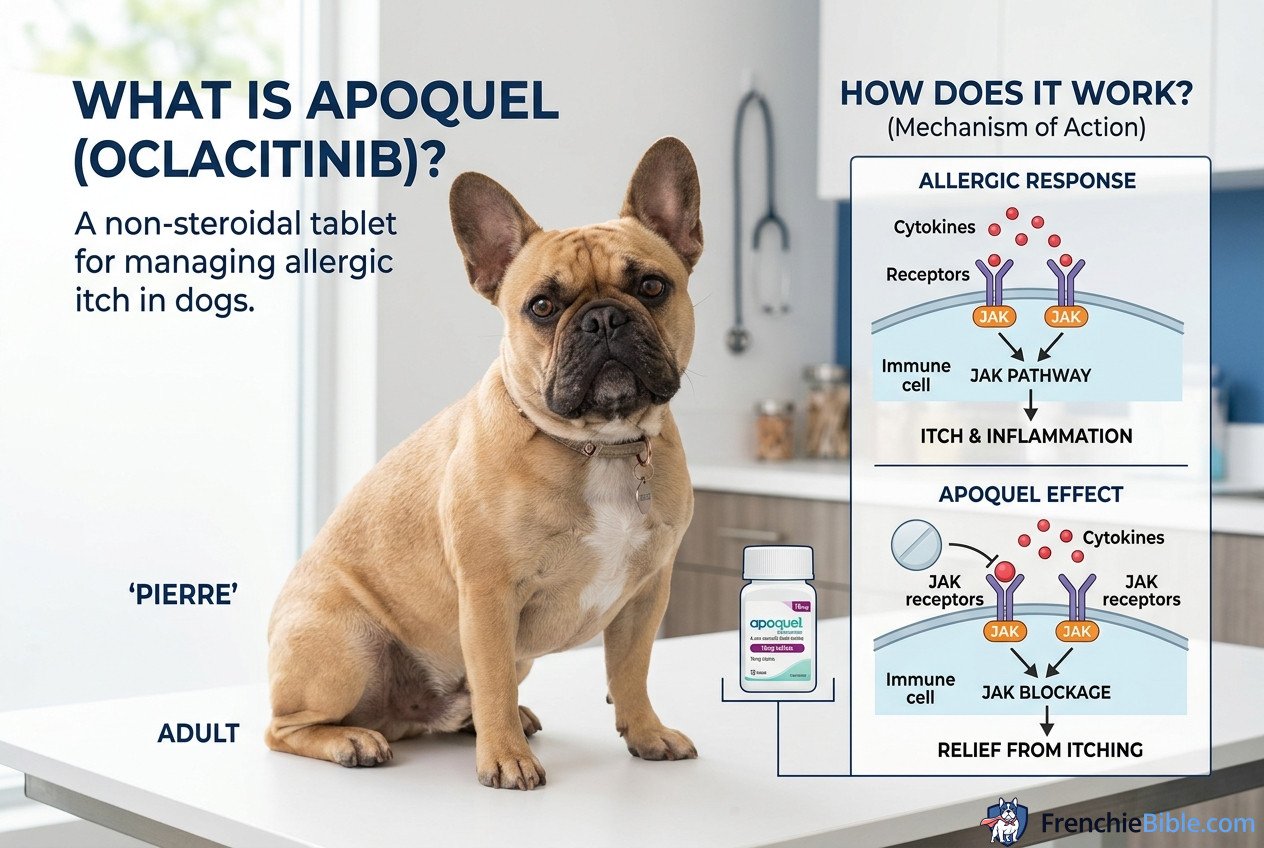 What is your veterinarian may recommend a anti-itch medication (never use without veterinary guidance) (Oclacitinib) and How Does It Work?